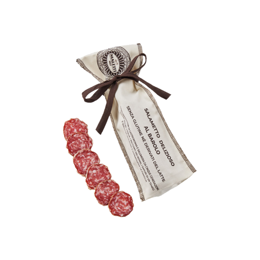 Salami mit Barolo Rotwein